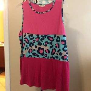 Southern Stitch leopard tank